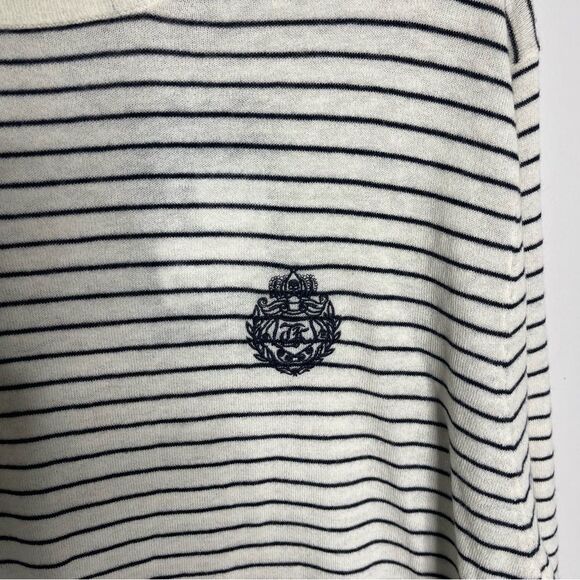 $345 The Kooples Blazon Striped Wool And cashmere Sweater for Man NWT - Picture 6 of 9